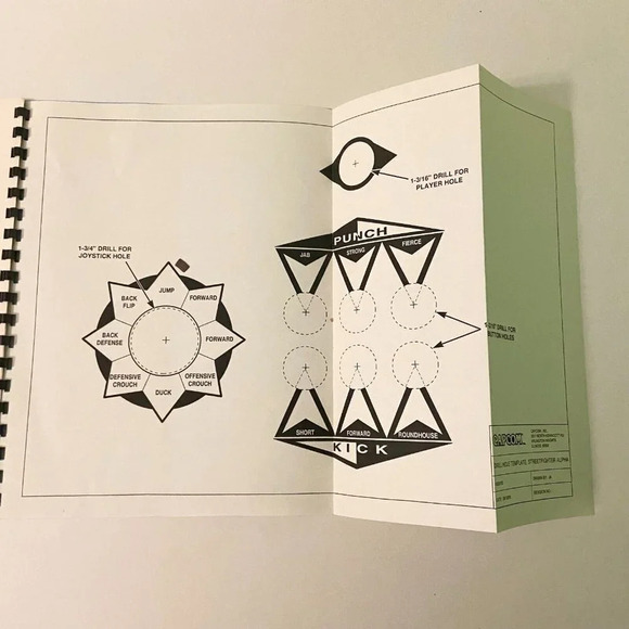 Vintage 1995 Street Fighter Alpha Warriors Dream Capcom Arcade Game Manual - Picture 6 of 9